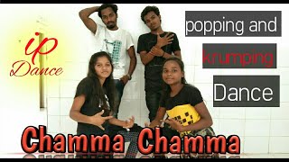 Chamma Chamma Dance video //popping and krumping mix //indrapal choreography