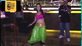 Ibex ft. Hiroko Indian-Belly fusion dance on Indian-Reggae Rap live performance at Raasta Bombay