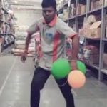 Dubstep dance with balloons.. Mukesh naag dance