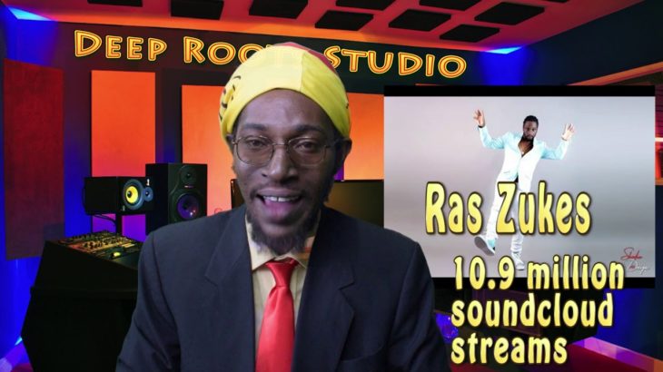 Reggae singer Ras Zukes 10 million Streams Deep Roots Tv
