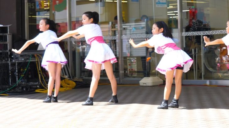 地元のお祭り｜学生ダンス｜お揃いの衣装で溌剌とした振付！