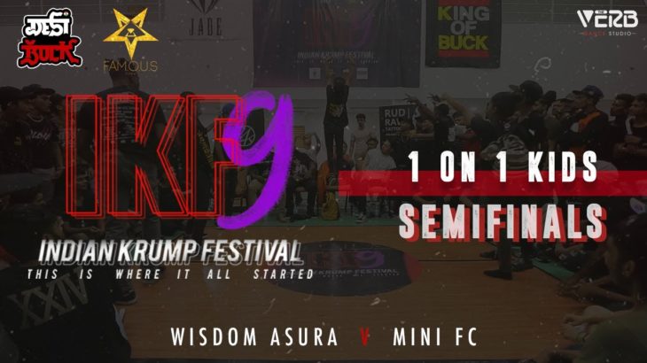 Asura vs Mini FC | Kids 1v1 Semi-Final | Indian Krump Festival 9 2019 | TheVerb Official