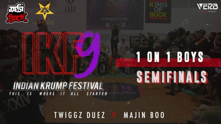 Twiggz Deuce vs Majin Boo | Boys 1v1 Semi-Final | Indian Krump Festival 9 2019 | TheVerb Official