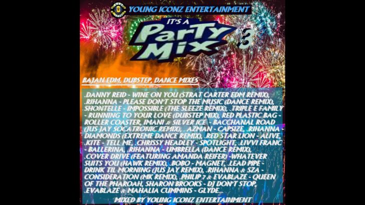 YOUNG ICONZ – IT’S A PARTY VOL.3 (EDM, DUBSTEP, DANCE MIX) [BARBADOS]