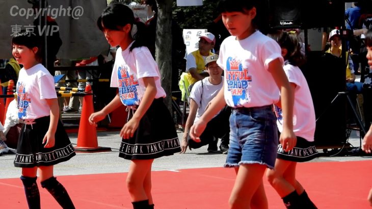 4K 女子小学生、私服ダンス ＠守谷祭り