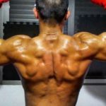 Flexing muscles