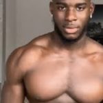 Moses does a pec dance and some flexing