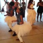 The flower girls dancing!! Teach me how to dougie!