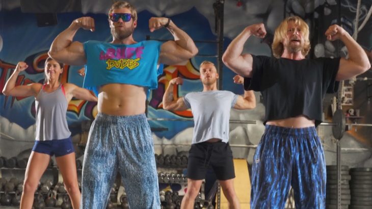 Epic Gym Dance Workout “Guns, Shields, Abs n’ Wheels” Song by Buff Dudes