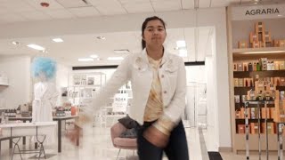 FLEXING MY DANCE MOVES @Bloomingdales