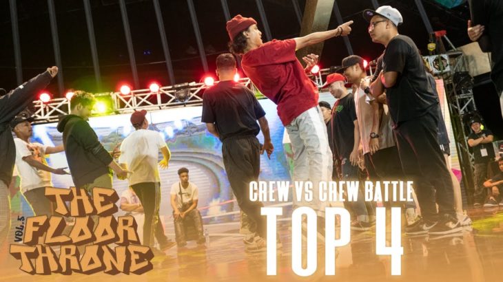 Hustler Movement vs Indo Krump | Crew vs Crew Top 4 | The Floor Throne Vol. 5 Indonesia | RPProds