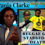 Jamaica Reggae girl Tarania Clarke Plum Plum OVER Phone Jamaica Deep Roots TV with Rastafari Soldier