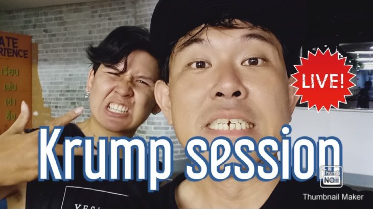 Krump session In Chiang Mai