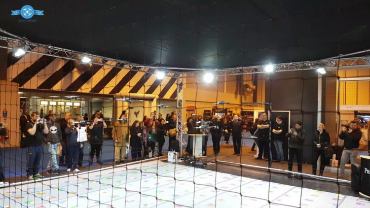 Parrot Bebop dancing drone at UK Drone Show 2016