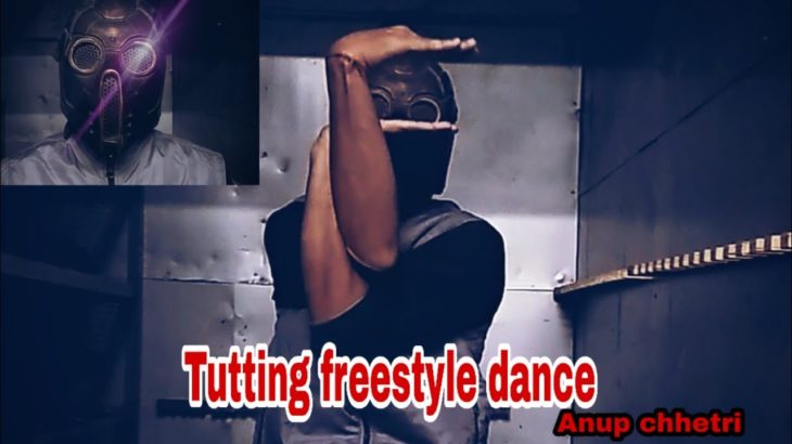 Tutting dance video | freestyle | #Monster man | dubstep #freestyle performance | anup chhetri