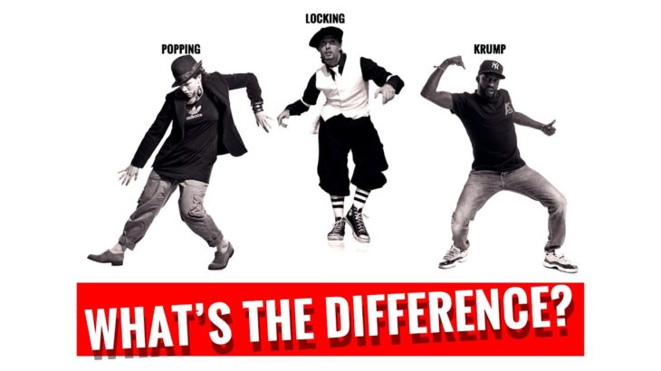 What’s the difference between popping, locking, and krump?