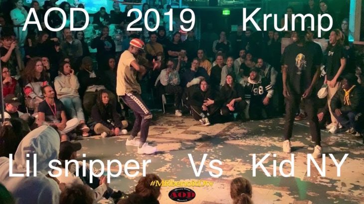 Lil Snipper vs Kid NY  – Top 8 Krump – AOD 2019 – Lyon (Fr) – #MRbenoitDtv