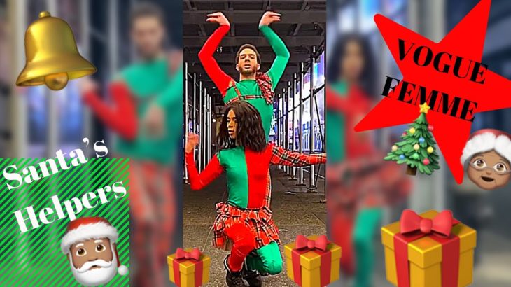 Santa’s Helpers Off Duty Christmas Vogue Femme Dance Clip