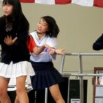 女子小学生、キッズダンス、横田基地友好祭