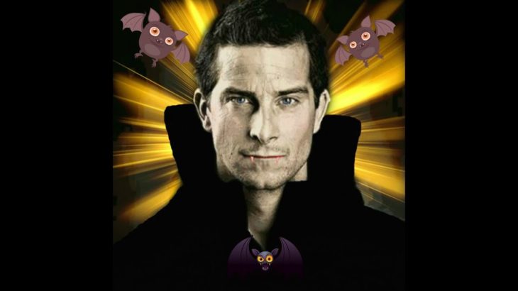 Bear Grylls dancing to dubstep Halloween music