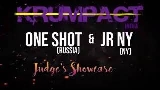 ONESHOT (RUSSIA) & JR NY (USA) || KRUMP JUDGE SHOWCASE || KRUMPACT 2020 || INDIA