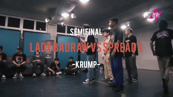 Lady BadRaw vs Spread X | Krump Semi Final | Funk N’ Buck 2018