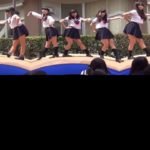 VR 4K Japanese high school girls dance 女子高生 JK ダンス