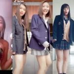 Tik Tok  ダンス JK 水着  💓 10min 💓 スマホ用縦長 💓 女子高生 💓 制服 💓 かわいい 💓 Cute Girls 💓 for smart phone 💓